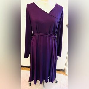 24seven NWOTG Purple dress/ 2XL